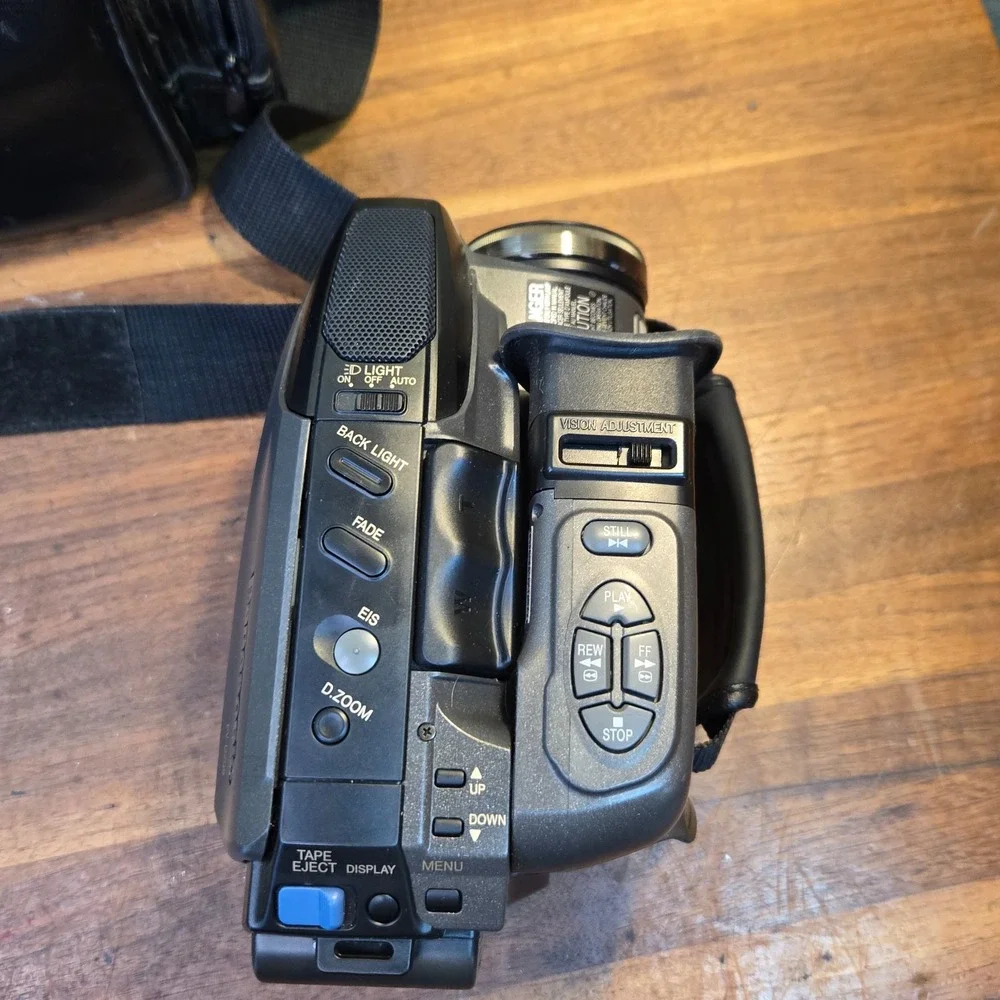 Panasonic Palmcorder PV-D209 VHS-C Analog Camcorder With Accessories Vintage